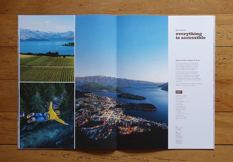 Mt Cardrona Station – Here on this hill publication – Proximity spread